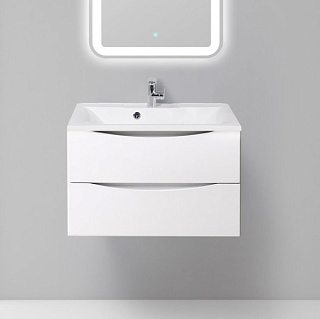 Тумба под раковину без столешницы BelBagno Marino 75 bianco lucido