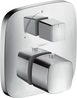Термостатический смеситель встраиваемый Hansgrohe PuraVida 15775000, для ванны с душем