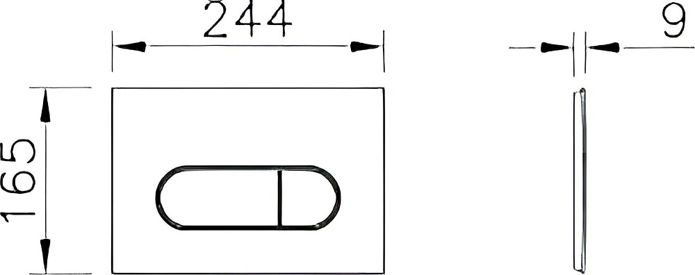 Кнопка смыва VitrA Root Round 740-2240, глянцевая медь