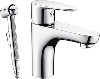 Смеситель для раковины Wasserkraft Leine 3508 с гигиеническим душем