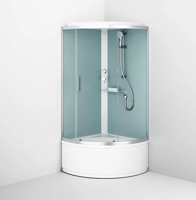 Душевая кабина AM.PM X-Joy W88C-401A-090WT, с крышей, белый Sancos — Оригинал