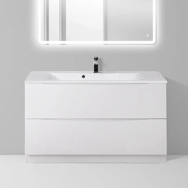 Тумба под раковину без столешницы BelBagno Marino 100 bianco lucido, напольная Sancos — Оригинал
