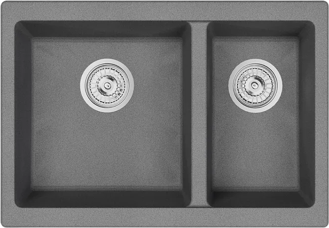 Мойка кухонная Emar Quartz EMQ-2665.PL Антрацит Sancos — Оригинал