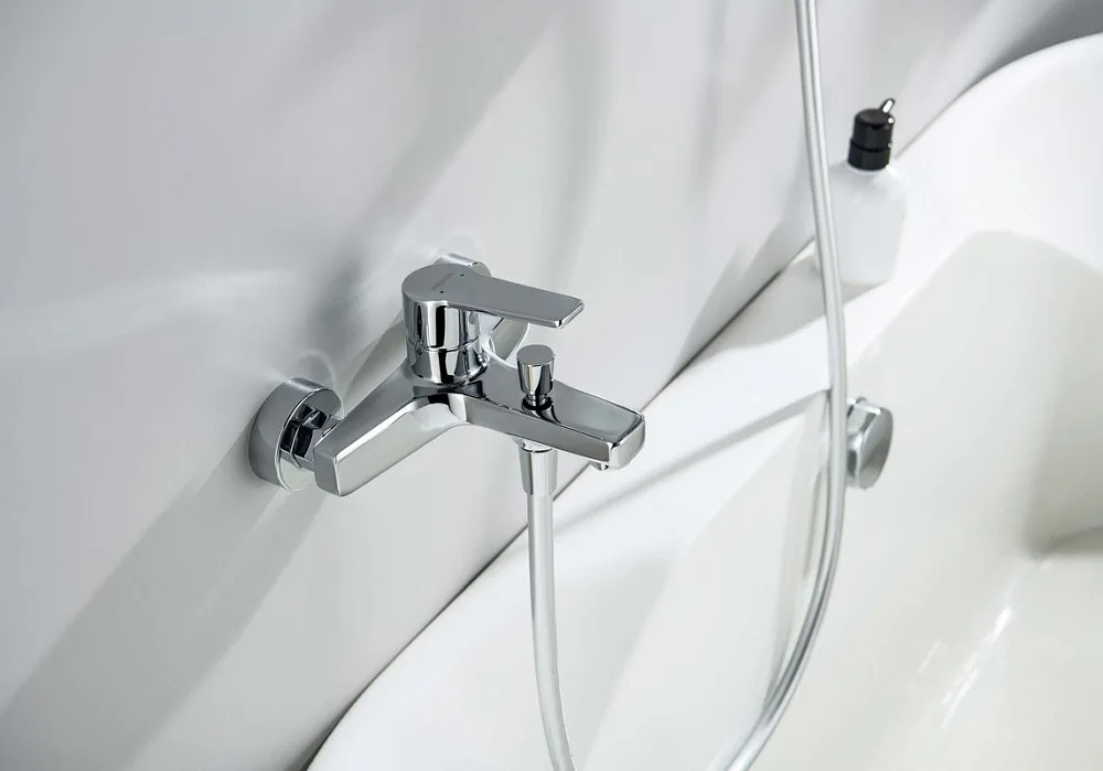Смеситель для ванны с душем AQUATEK Лугано AQ1748CR, хром Sancos — официальный сайт