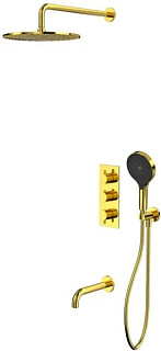 Душевой комплект WHITECROSS Y YSET11TOPGL, С ВНУТРЕННЕЙ ЧАСТЬЮ, золото