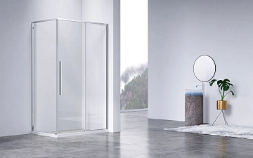 Душевой уголок Vincea Slim-N VSR-4SN8010CL 100х80 см, профиль хром