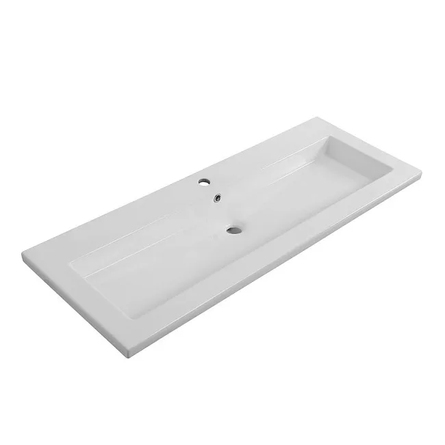 Мебельная раковина Cezares 120 белая глянцевая Sancos — Оригинал