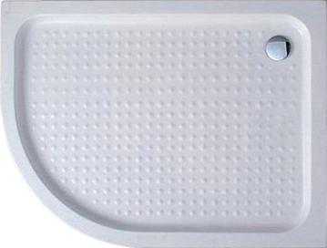 Поддон для душа Cezares Tray TRAY-A-RH-100/80-550-15-W-R R100х80 R, с сифоном