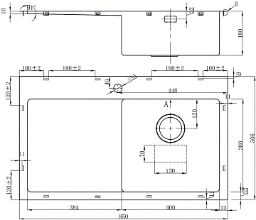 Мойка кухонная Oulin OL-FTR102R