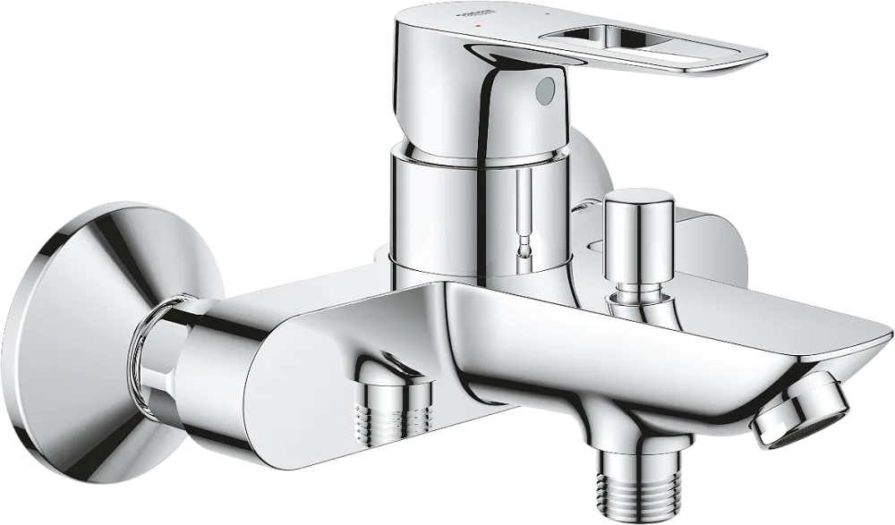 Смеситель для ванны с душем Grohe BauLoop 23602001, хром Sancos — официальный сайт