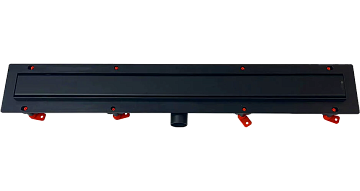 Душевой трап (лоток) Veconi Klasik B 550 черный матовый