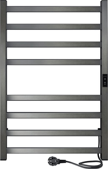 Полотенцесушитель электрический Indigo Oktava Slim 3 LСLOKS3E80-50GFMRt graphite metallic