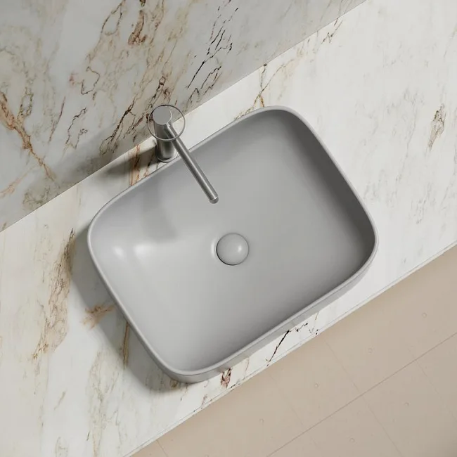 Накладная раковина Ceramicanova Element CN6052MSG серая матовая Sancos — Оригинал