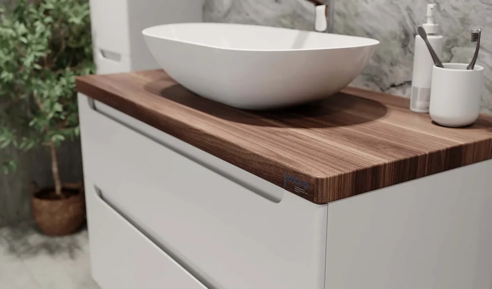 Тумба под раковину без столешницы Jorno Wood 100, белая Sancos — официальный сайт