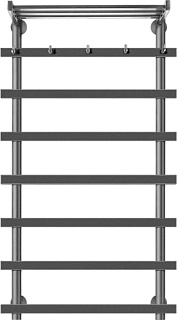 Полотенцесушитель электрический Secado Понтида 1 КСП, R 100x50, графит