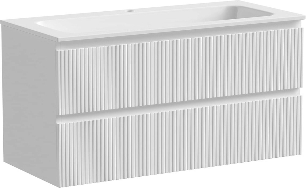Тумба с раковиной Sancos Snob T 100 см, bianco