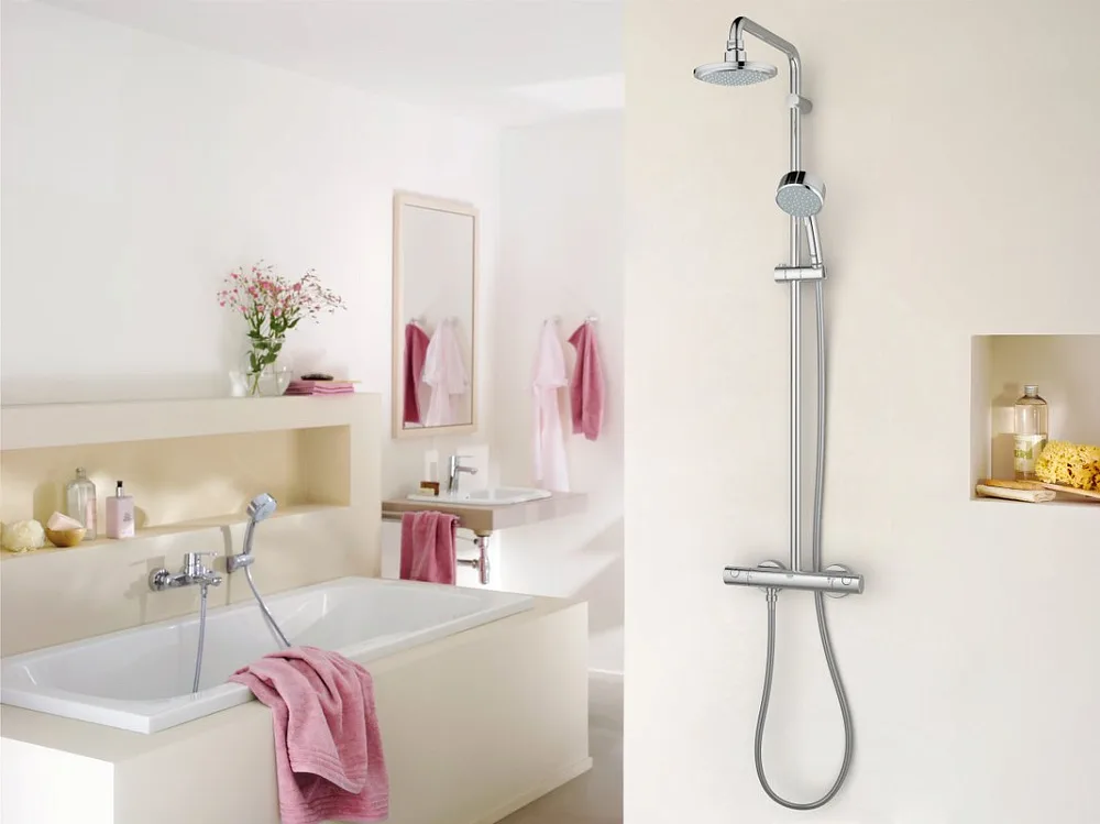 Смеситель для ванны с душем Grohe Eurostyle Cosmopolitan 33591002 Sancos — официальный сайт
