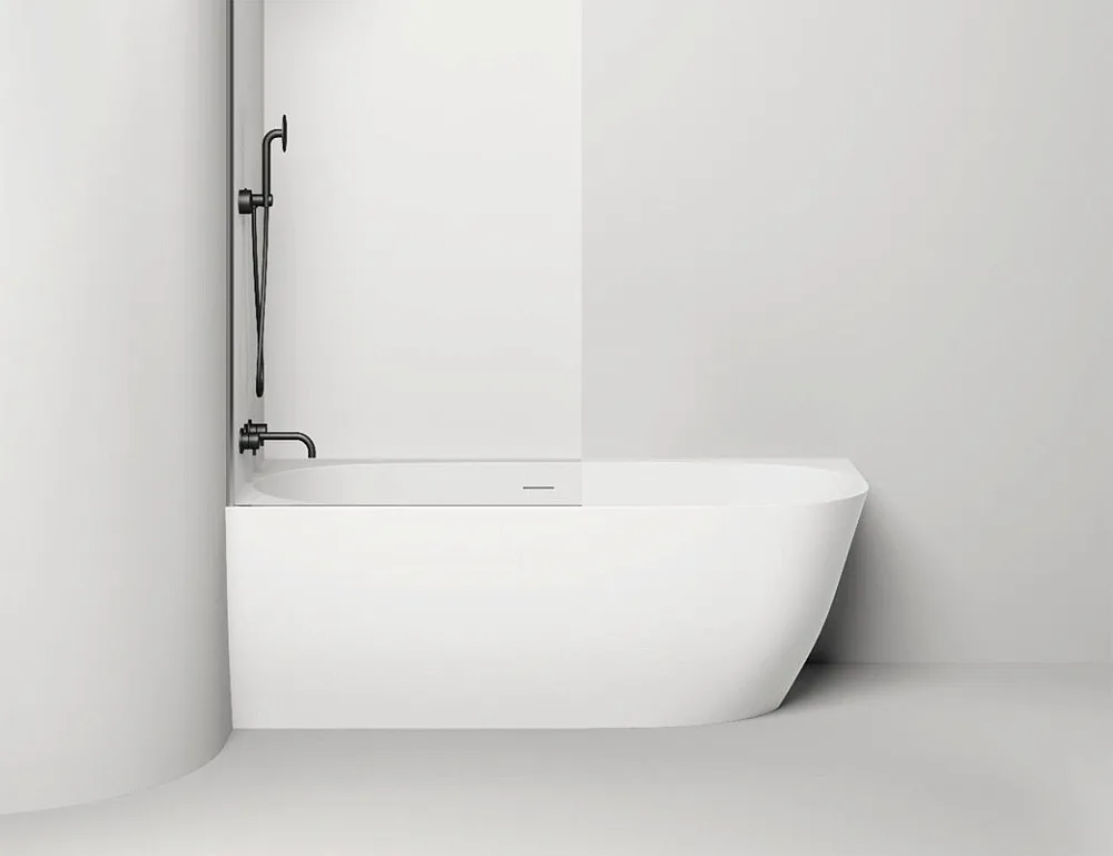 Ванна из искусственного камня Salini Sofia Corner L 170x85 см, угловая, левая, пристенная, белая, ас Sancos — официальный сайт