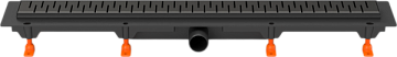 Душевой трап (лоток) MCH Chudej Medium CH950MC 95 см, матовый черный