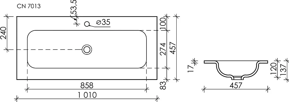 Тумба с раковиной Sancos Marmi 2.0 100 дуб чарльстон Sancos — официальный сайт