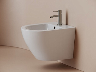 Биде подвесное Ceramicanova Alba CN11006 белый
