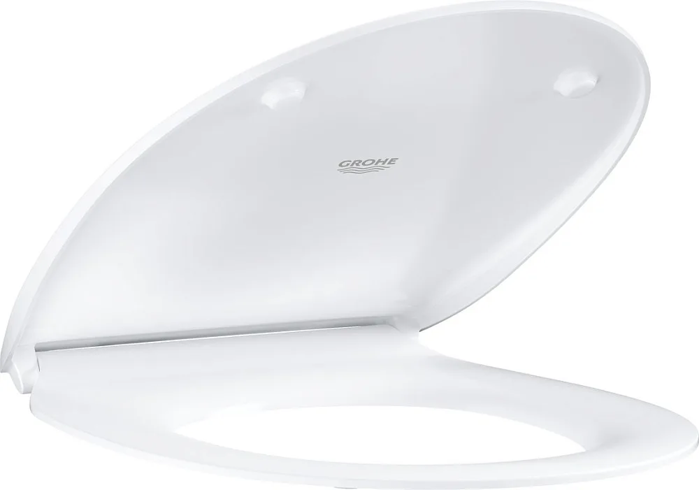 Крышка-сиденье Grohe Bau Ceramic Bau Ceramic 39898000 с микролифтом, тонкое Sancos — официальный сайт
