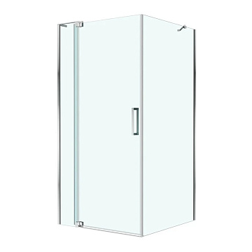 Душевой уголок Cezares Slider SLIDER-AH-1-100-90/100-C-Cr 100х100 см, профиль хром, стекло прозрачно