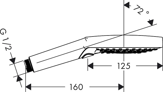 Душевая лейка Hansgrohe Raindance Select S 120 3jet  26530400 Sancos — Оригинал