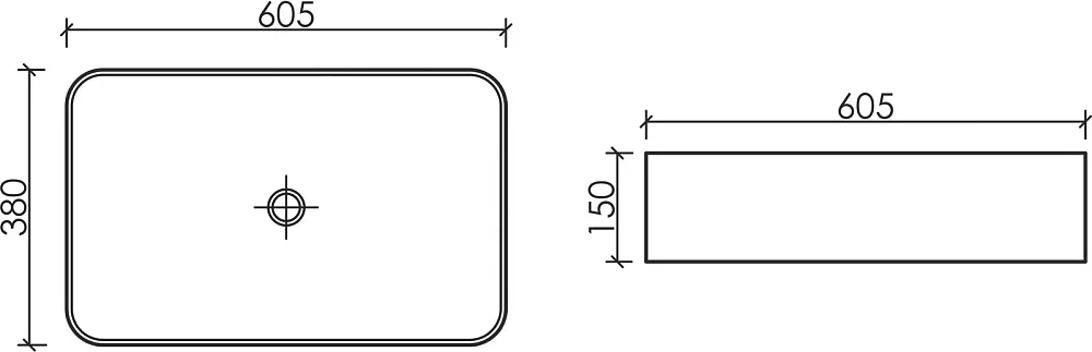 Накладная раковина Ceramicanova Element CN6053 белая глянцевая Sancos — официальный сайт