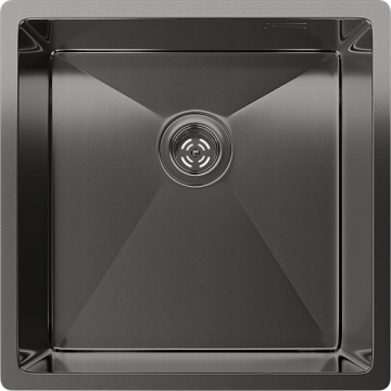 Мойка кухонная Rivelato Rinox 4444 UN PVD black