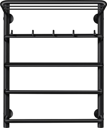 Полотенцесушитель электрический Secado Мерида 1 КСП 60x50, черный, R