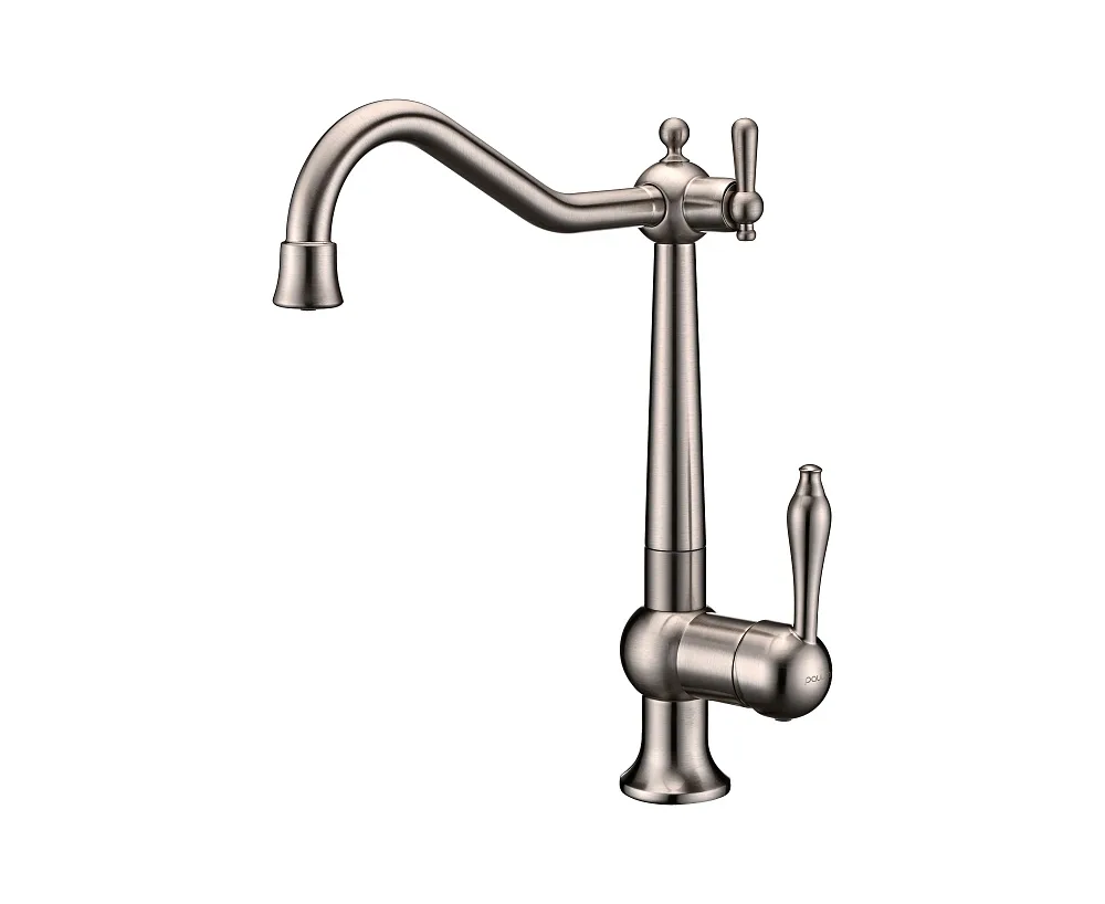 Смеситель для кухни Paulmark Retro Re213226-BS, брашированная сталь Sancos — официальный сайт