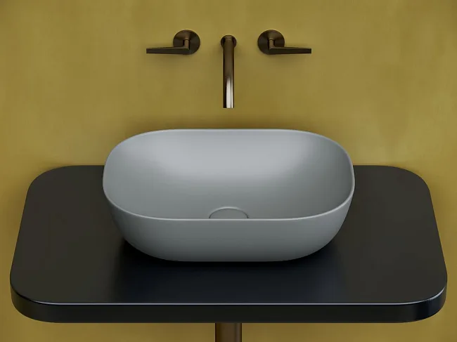 Накладная раковина Ceramicanova Element CN6009MH антрацит матовый Sancos — Оригинал