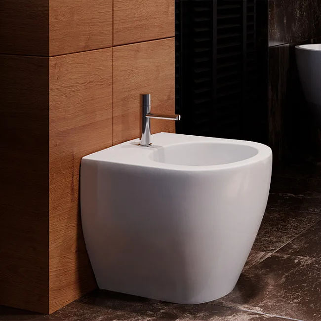 Биде напольное Kerasan Flo 312701 Sancos — Оригинал