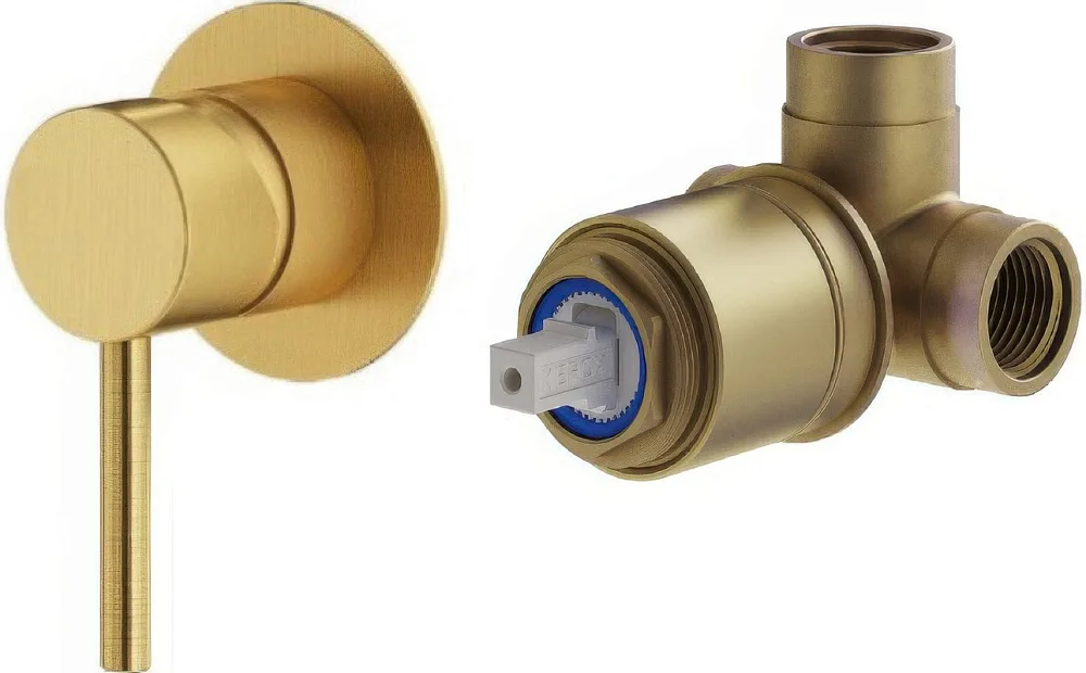 Встраиваемый смеситель Plumberia Selection Ixo KITXO1135OB С ВНУТРЕННЕЙ ЧАСТЬЮ, бра Sancos — официальный сайт