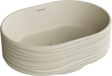 Накладная раковина KERAMA MARAZZI Sabbia 50 песочная матовая