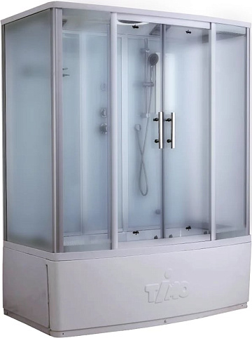 Душевая кабина Timo Standart T-6670SF Silver Fabric с высоким поддоном