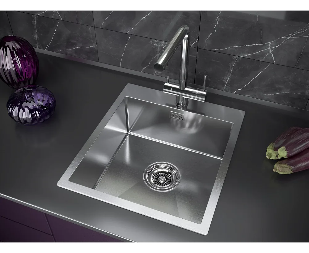 Смеситель для кухни Paulmark Skalen Sk213020-BS, брашированная сталь Sancos — официальный сайт