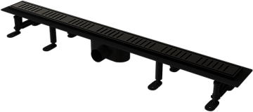 Душевой трап (лоток) RGW SDR-34B черный, 80 см