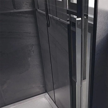 Душевой уголок Veconi Premium Trento PTC-SP-30CH 120x80, профиль хром, стекло прозрачное