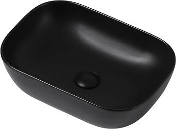 Накладная раковина Abber Rechteck AC2200MB матовая черная