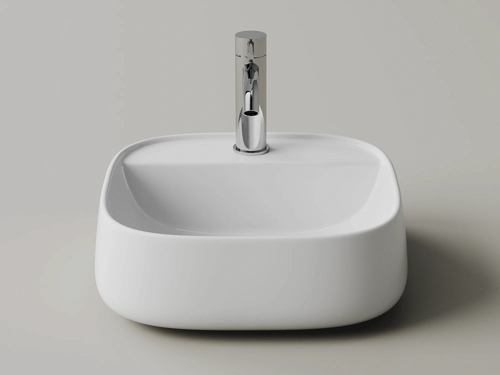 Подвесная раковина для ванной комнаты Ceramicanova Fonte CN5052, белый Sancos — официальный сайт