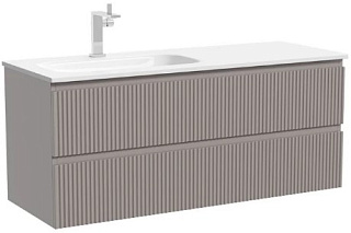 Тумба под раковину Sancos Snob R 120 подвесная Doha soft (пыльная роза), SNR120LSM