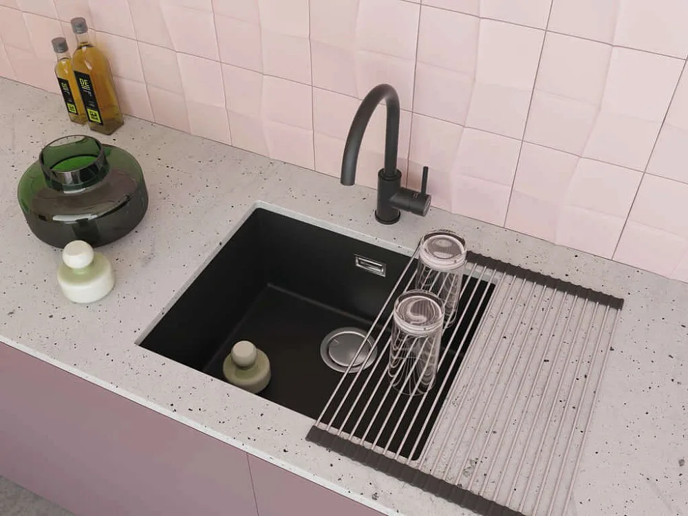 Смеситель для кухни Omoikiri Shinagawa 2 Plus BL черный Sancos — официальный сайт