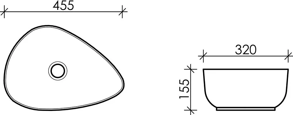 Накладная раковина Ceramicanova Element CN5026 Sancos — официальный сайт
