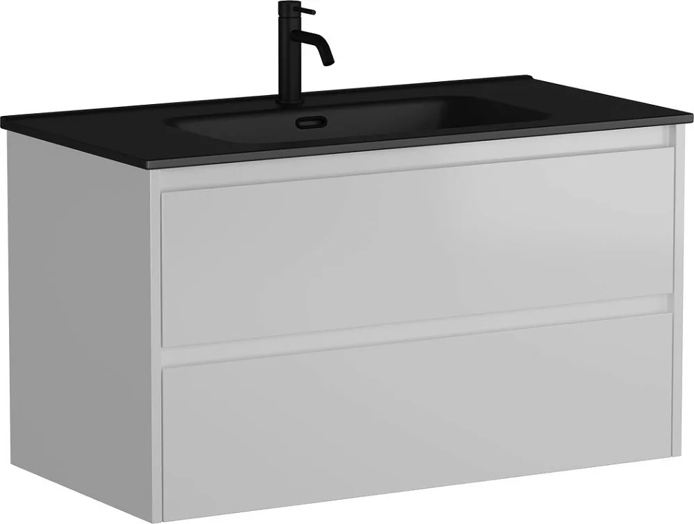 Тумба под раковину Sancos Libra 90 подвесная белый глянец, LB90W Sancos — официальный сайт