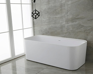 Отдельностоящая ванна Allen Brau Infinity 1 170x80 см, белая матовая, 2.21001.21