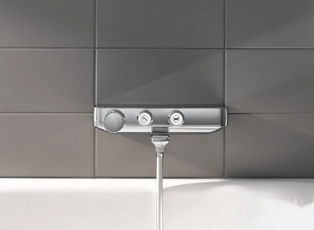 Термостатический смеситель Grohe Grohtherm SmartControl 34718000, для ванны с душем Sancos — официальный сайт