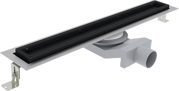 Душевой трап (лоток) Plumberia Selection PST In-Tile 60 см, черный матовый