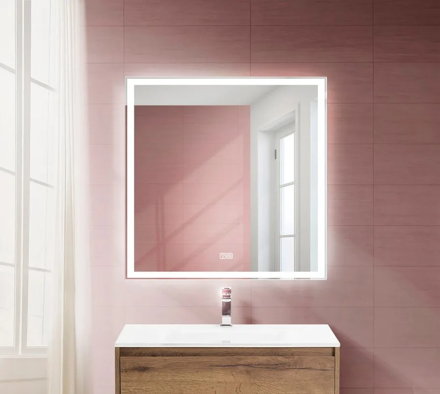 Зеркало BelBagno SPC-GRT-800-800-LED-TCH-WARM с подсветкой Sancos — Оригинал